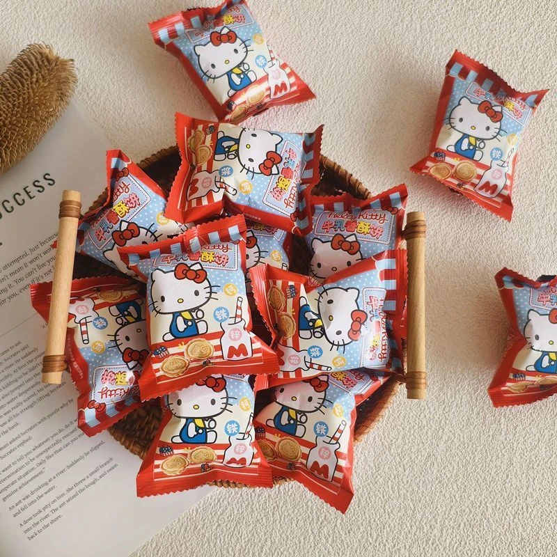 牛乳香酥饼kt猫玉桂奶味小饼干休闲零食儿童伴手礼香脆小朋友爱吃