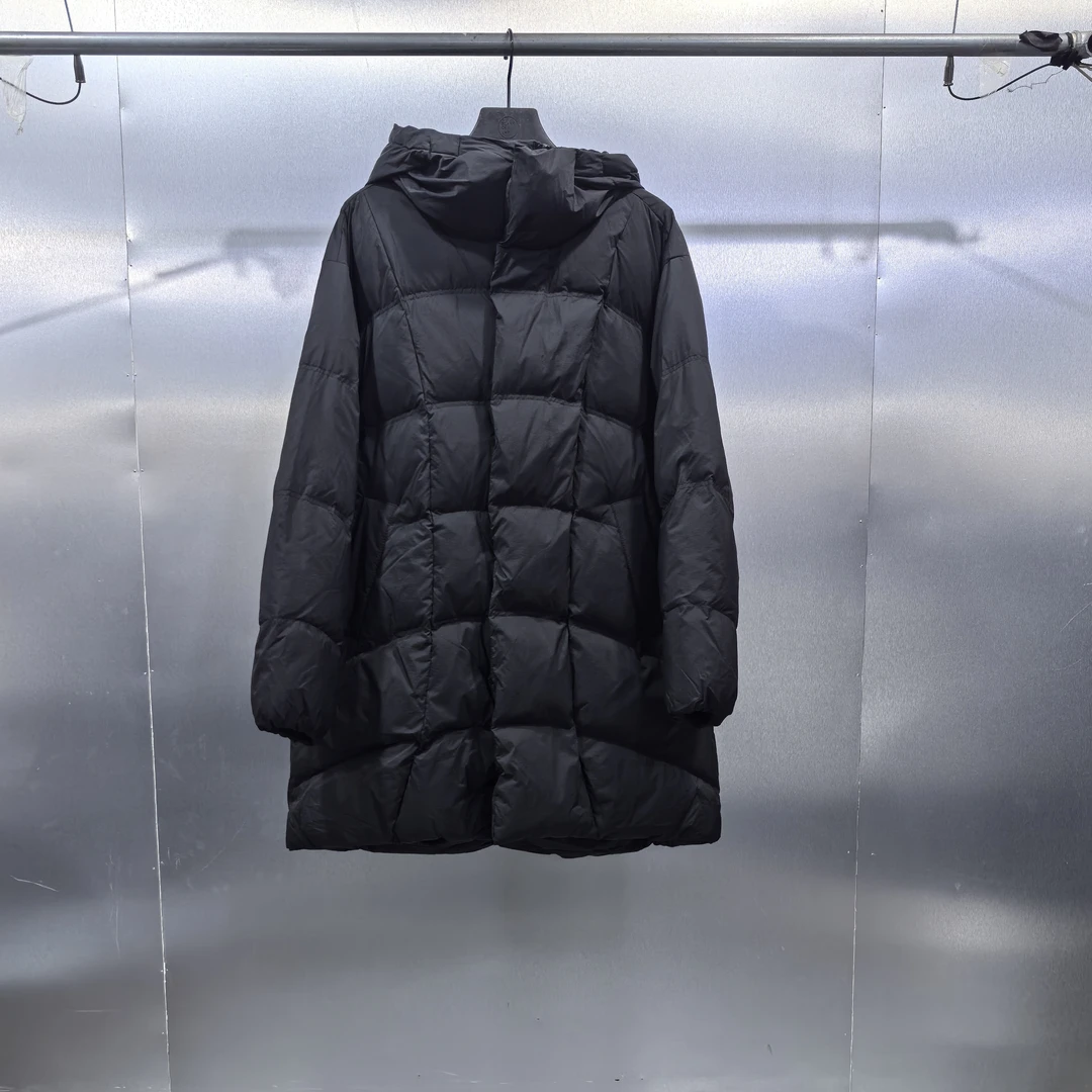 G01-112551-RES秋冬款时尚经典纯色百搭休闲连帽羽绒服
