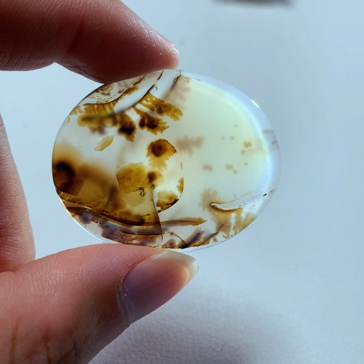 玛瑙/玉髓颈饰未镶嵌心**旧