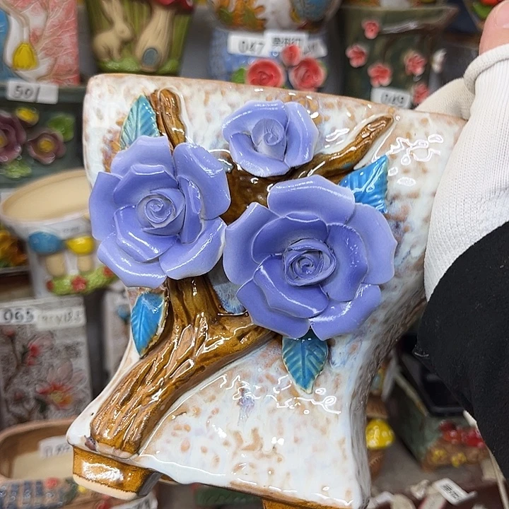 粗陶材质多肉花盆