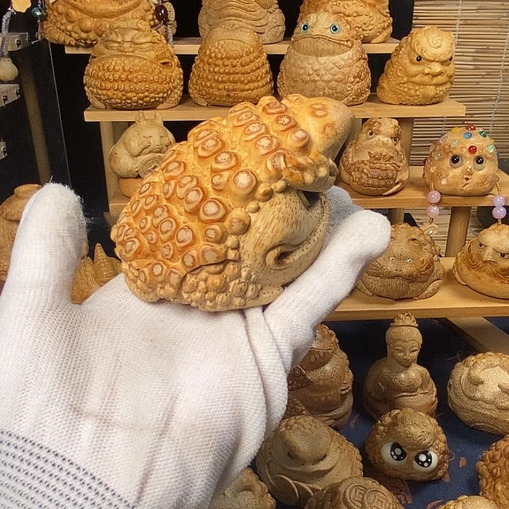 楠木竹根雕作品欣赏