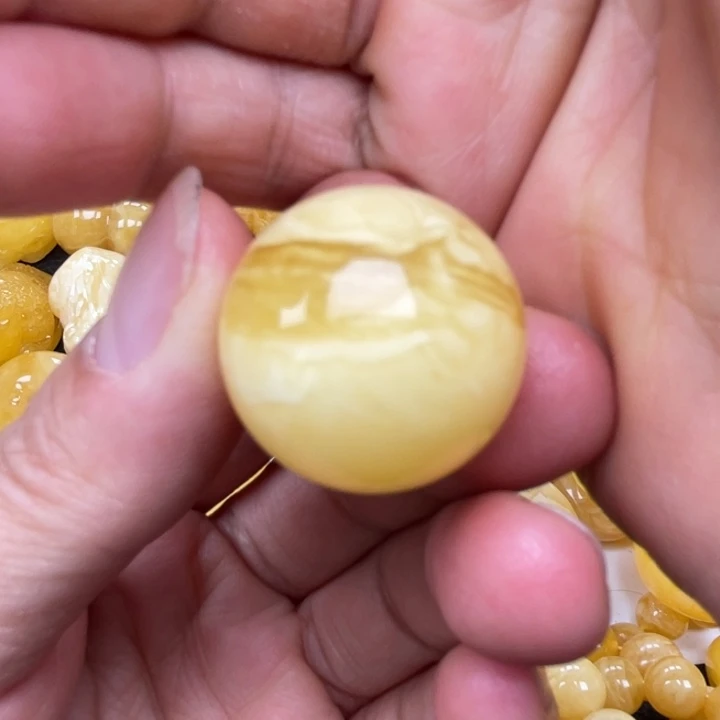 裸石蜜蜡未镶嵌蜜蜡24➕圆珠