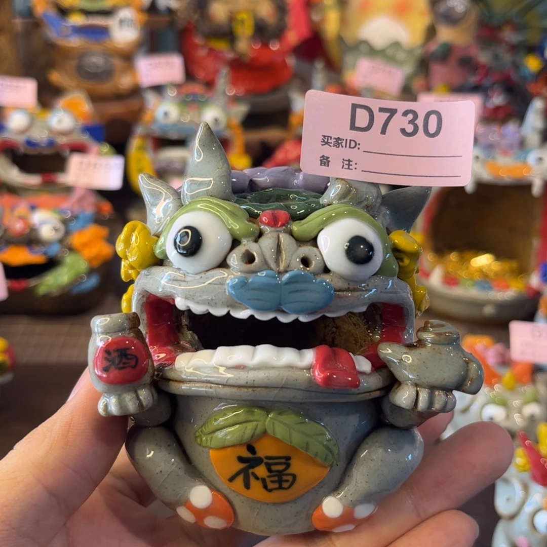 泥塑纯手工茶宠摆件