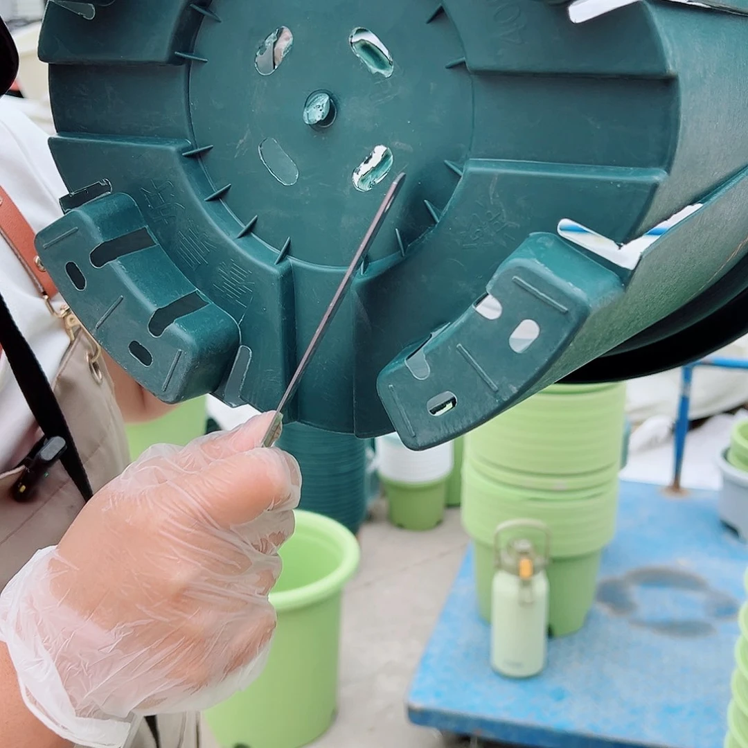 青山盆7#墨绿色5个无托