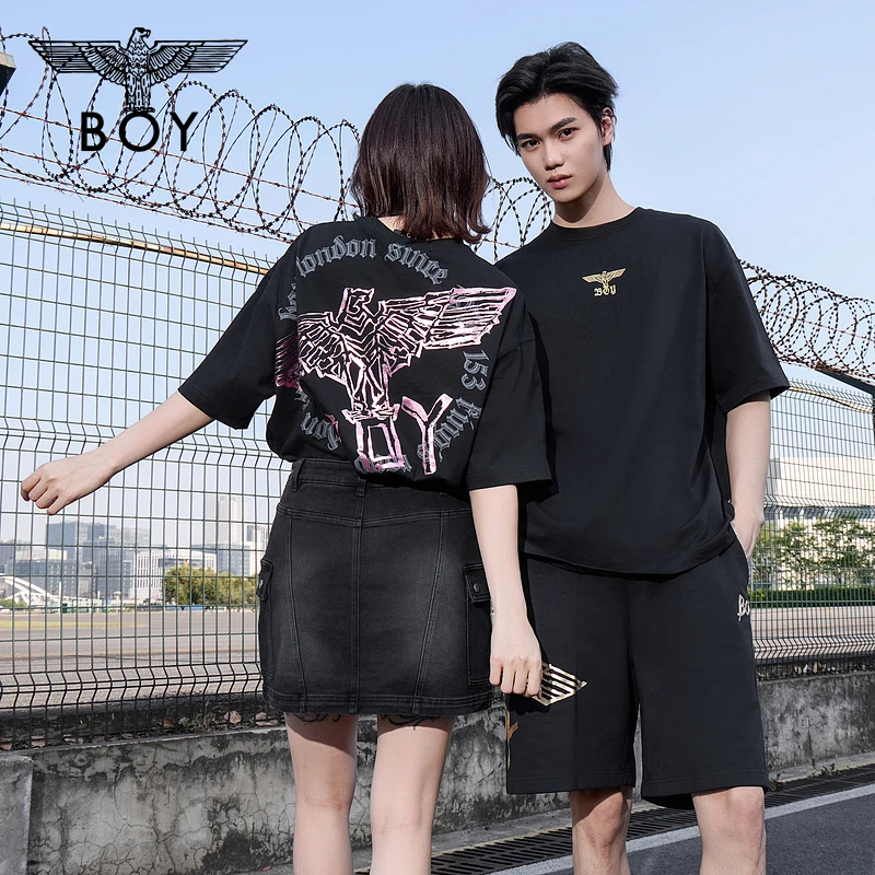 【黑粉风暴】BOY LONDON中性款时尚潮流百搭通勤T恤N01911