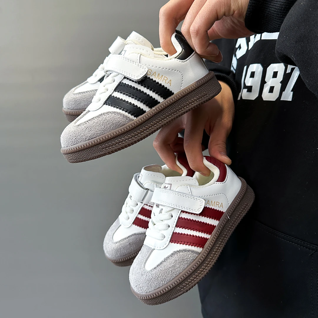 男童运动鞋2025春季新款儿童休闲时尚板鞋韩版女童百搭中大童潮鞋