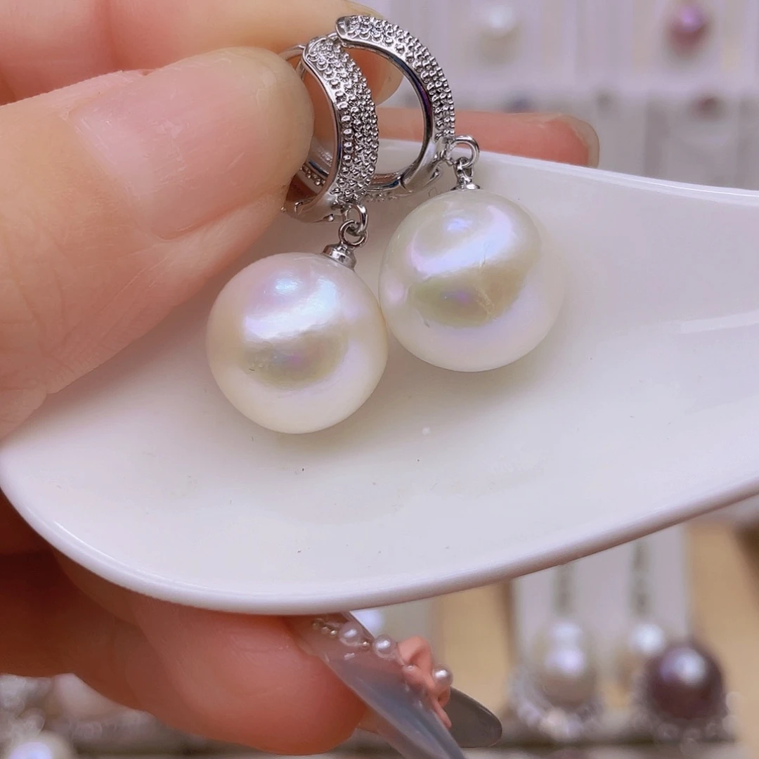 未镶嵌耳饰淡水珍珠