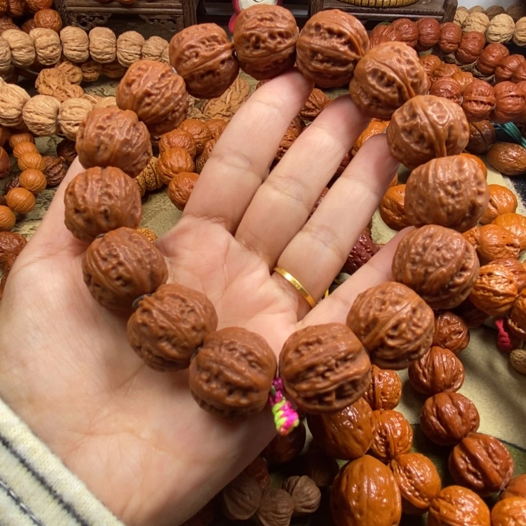 吊坠文玩核桃八棱手串文玩核桃