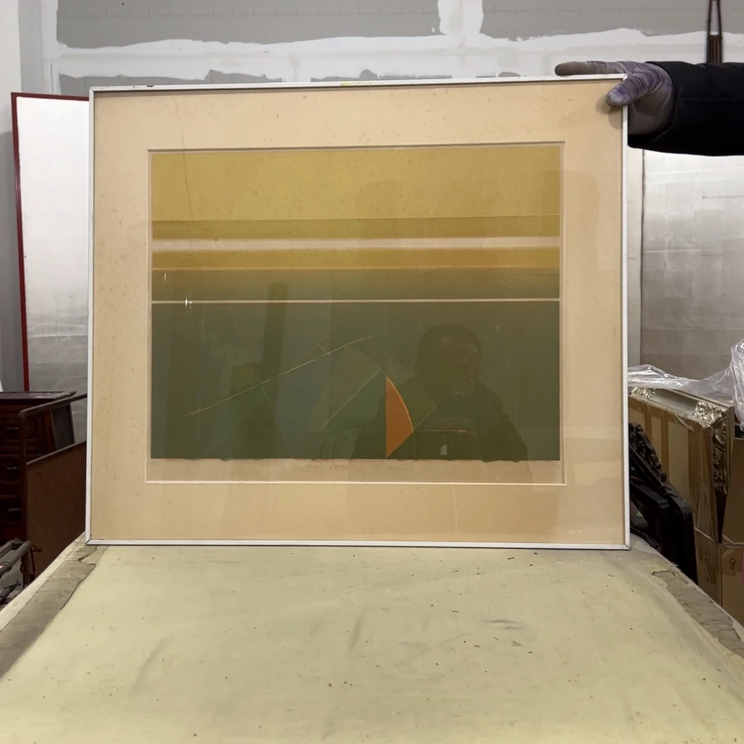 迪***曼绘画屏风框画茶空间设计