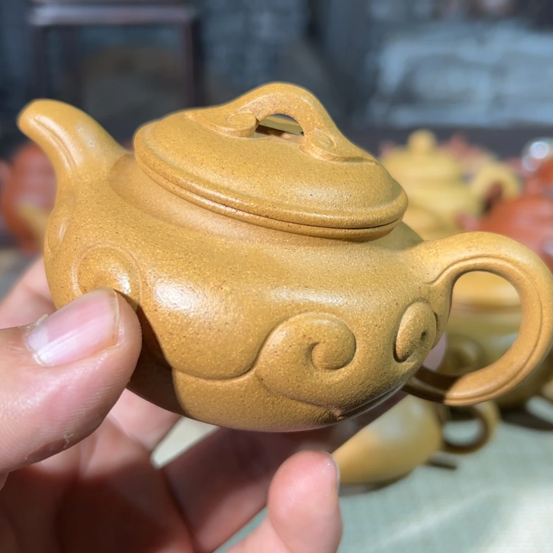 随***心茶壶紫砂全手制作
