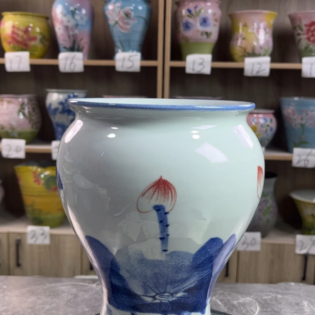 景德镇陶瓷花盆花盆