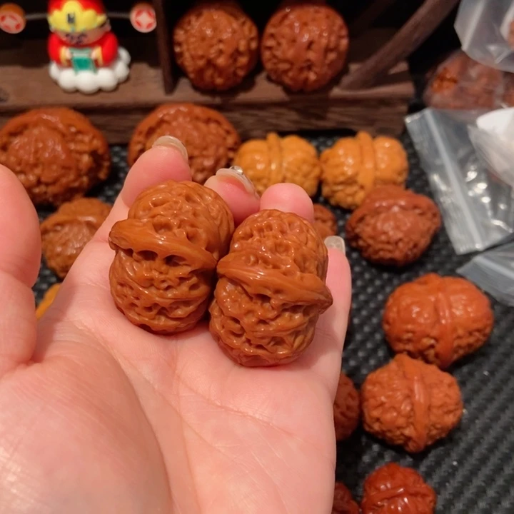 文玩核桃把件底****038尺寸宫灯1289