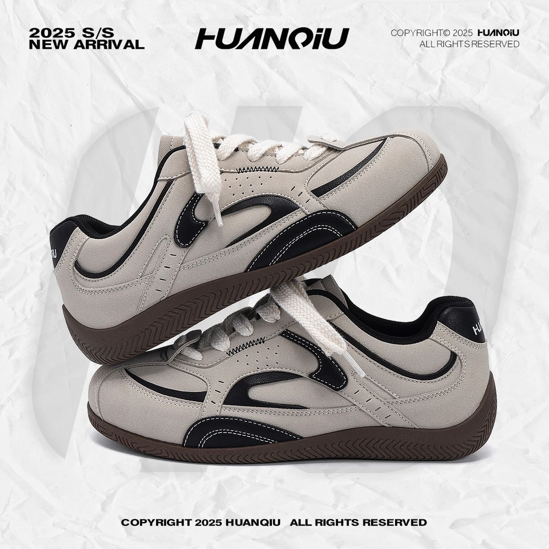 环球复古赛车鞋男款秋季2025新款休闲男鞋百搭内增高薄底运动潮鞋