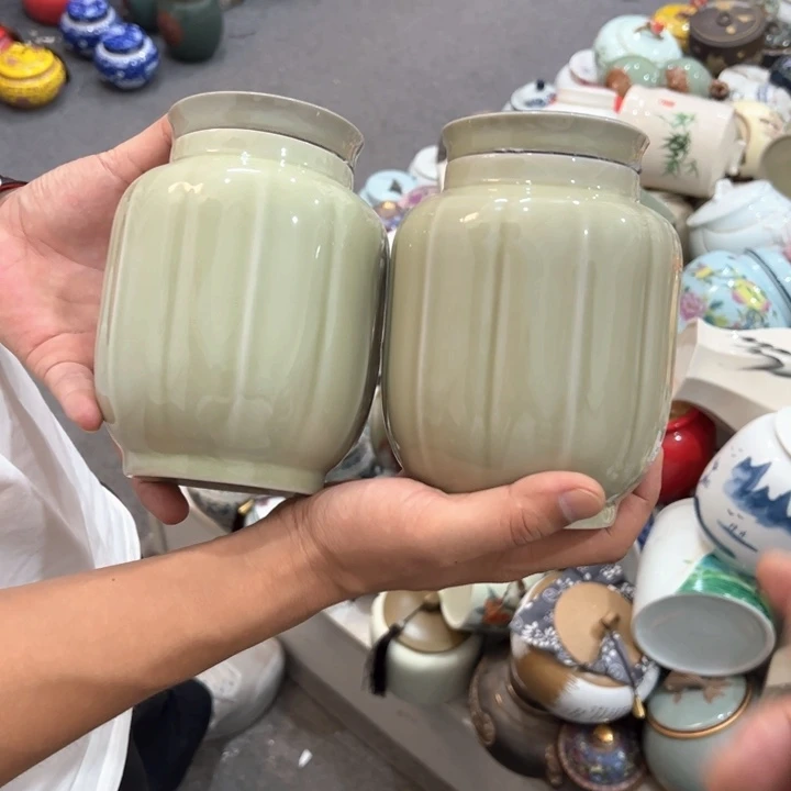 瑕疵福利品陶瓷茶叶罐