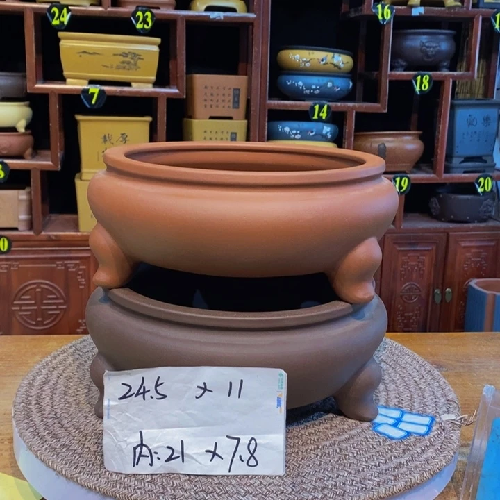 紫砂花盆紫砂花盆