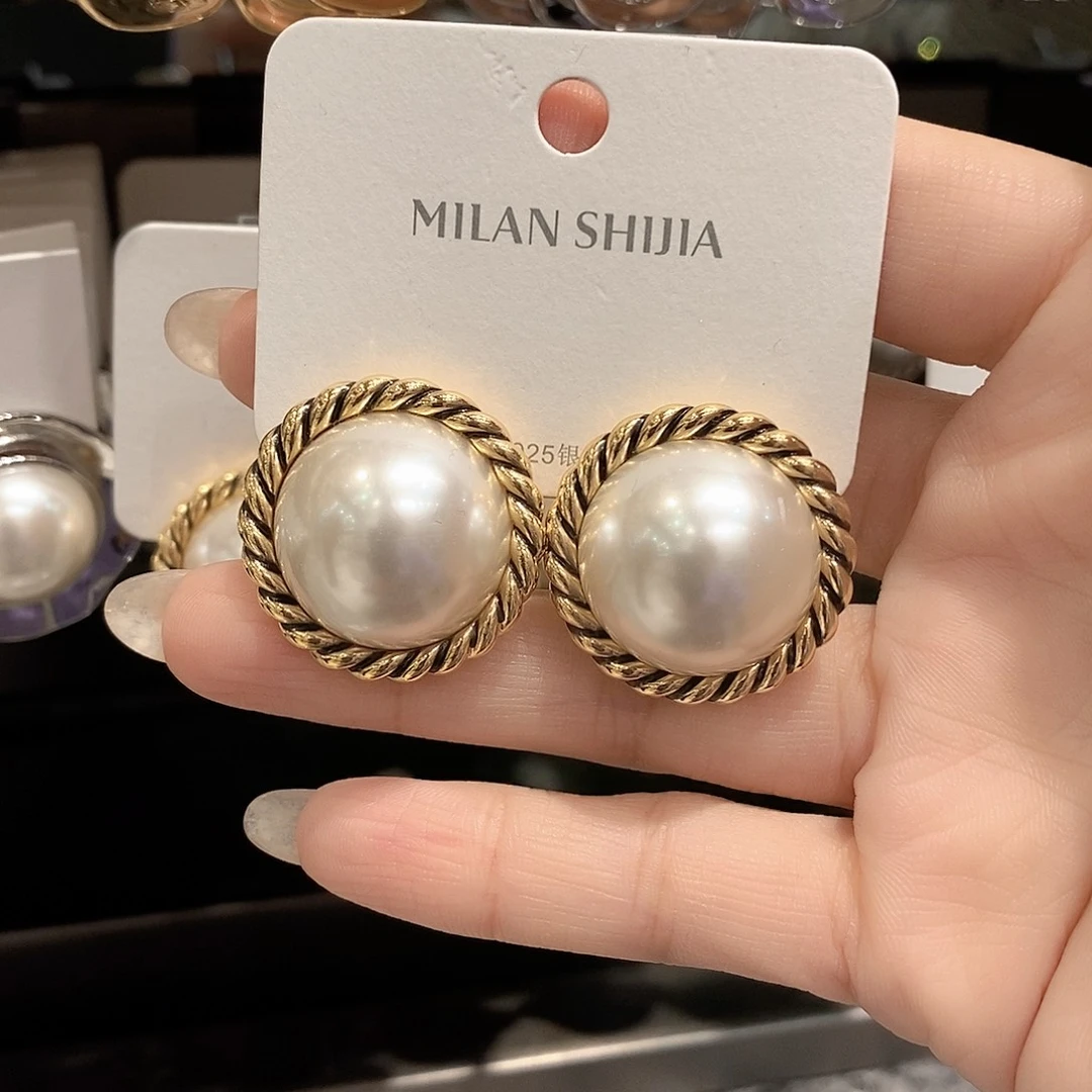 铜合金925银黑金色圆形珠珠