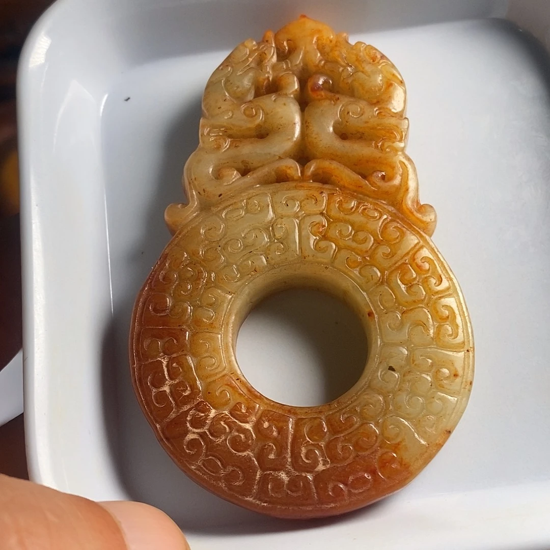 岫岩老玉（透闪石质玉）未镶嵌挂件