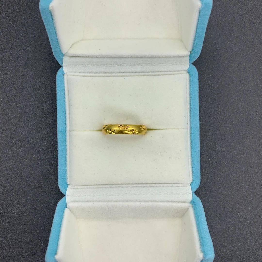 瑞福珠宝 手工镶嵌 百搭经典设计款戒指 J664