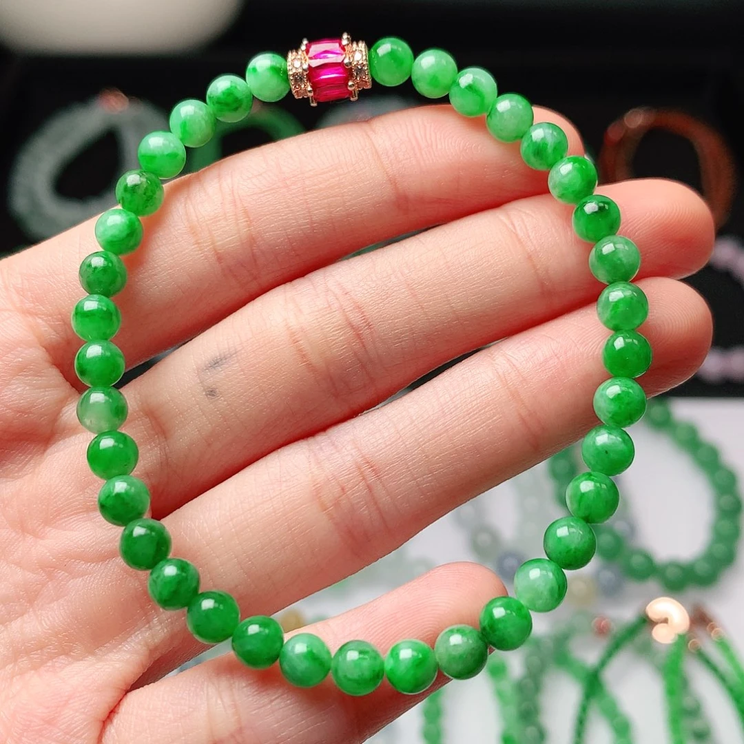 翡翠未镶嵌手链翡翠