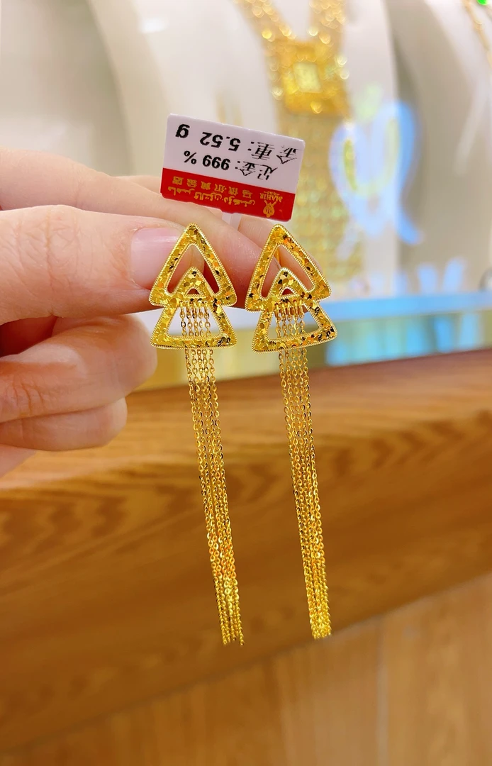 足金耳环5.52克（730/克）