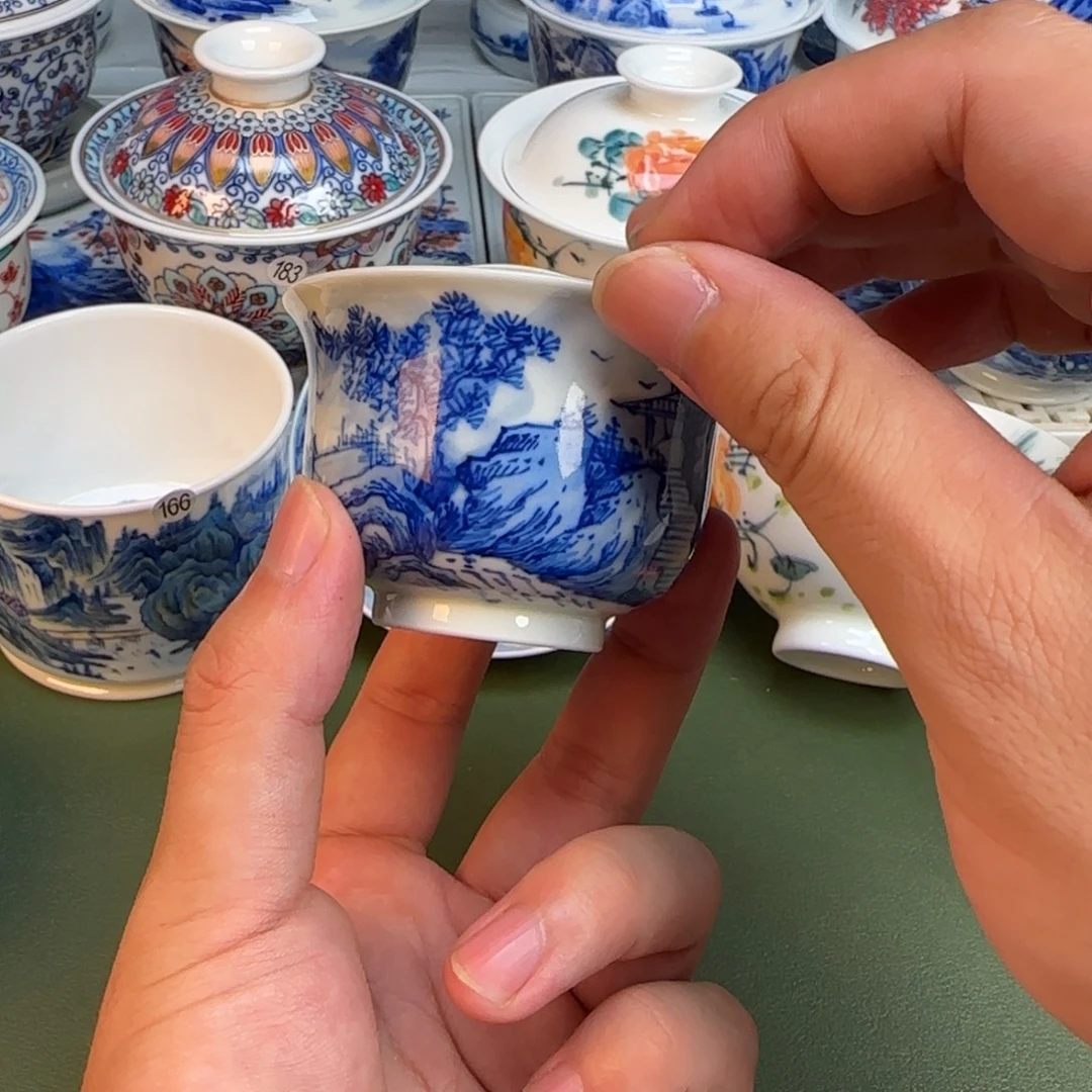 彦祖纯手工手绘茶具133