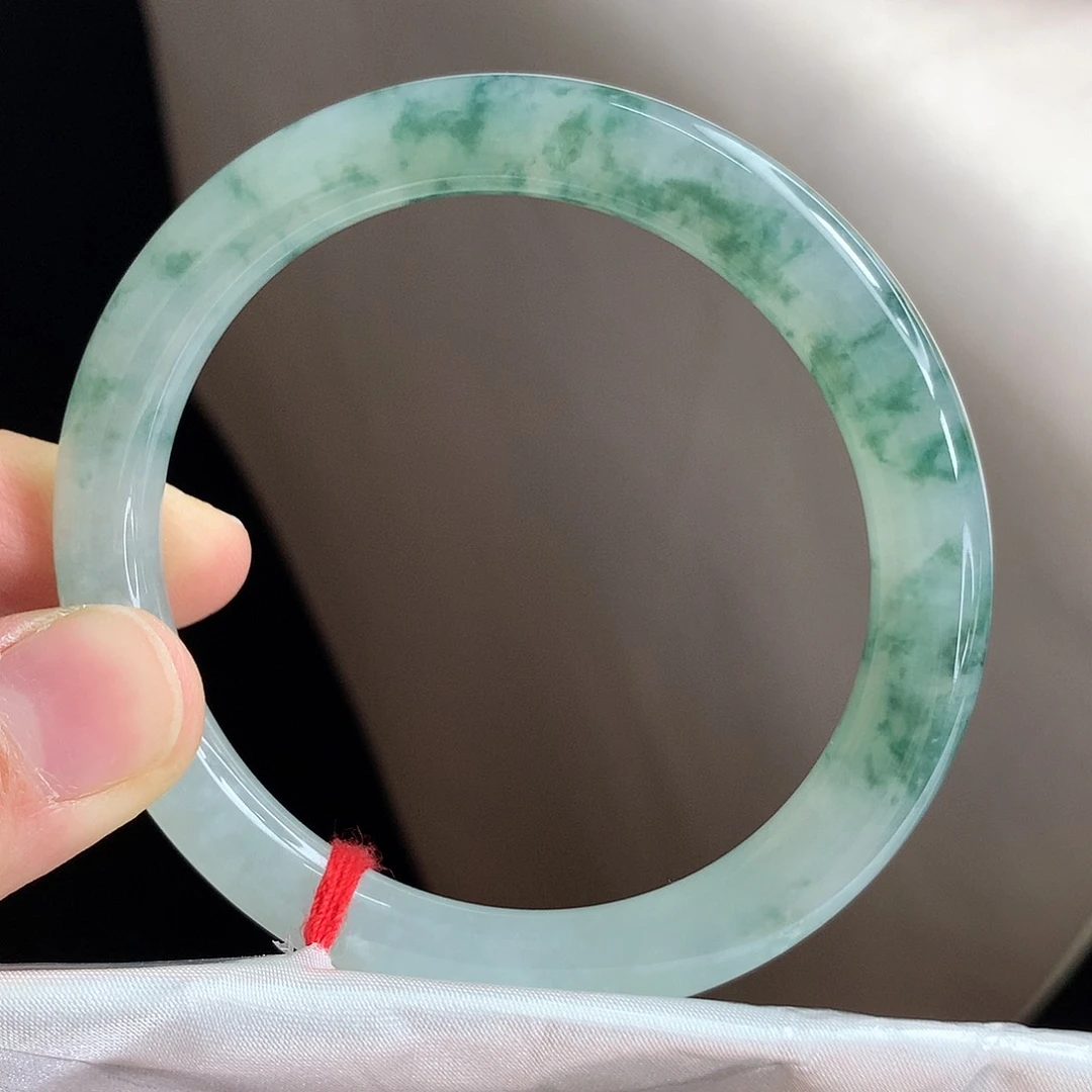 未镶嵌手镯翡翠，43号圆条