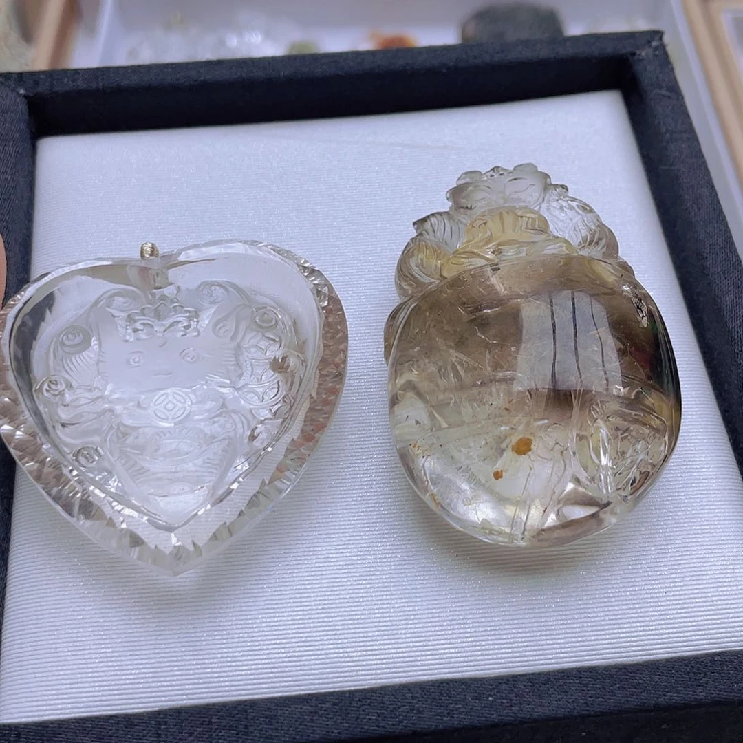 未镶嵌吊坠(不含链)水晶乐****蹦