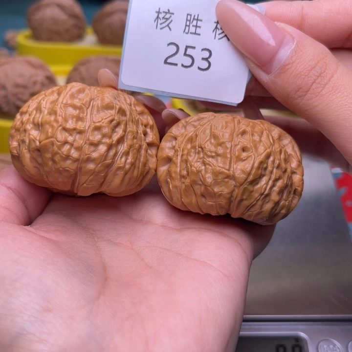 文玩核桃把件南瓜墩46.253