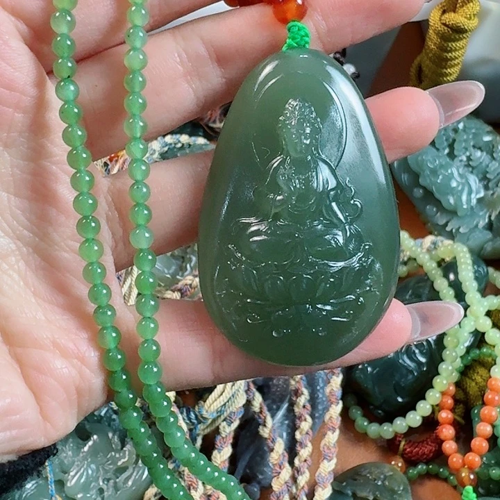 和田玉挂件未镶嵌