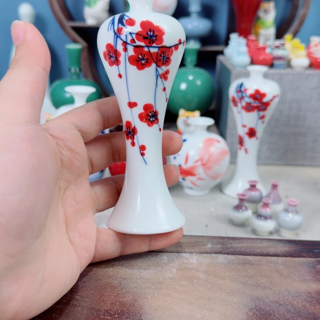 陶瓷手工小花器摆件