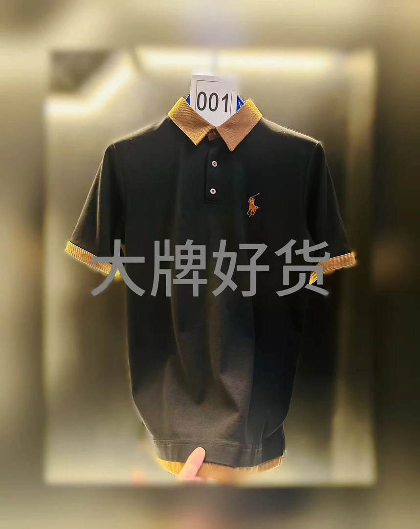 【张豪专属】--夏新款高奢高定男女同款POLO衬衫短袖-008
