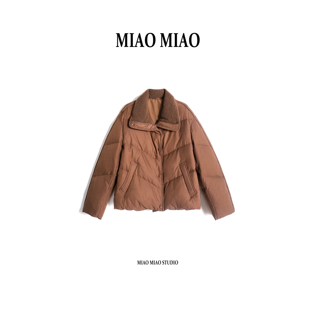 【湘禾】徐淼淼冬季穿搭国风新中式三星90白鹅绒气质鹅绒服XQ1717