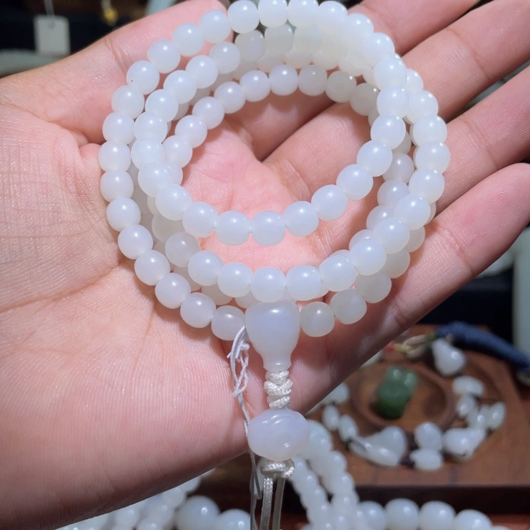 用***5和田玉未镶嵌手链