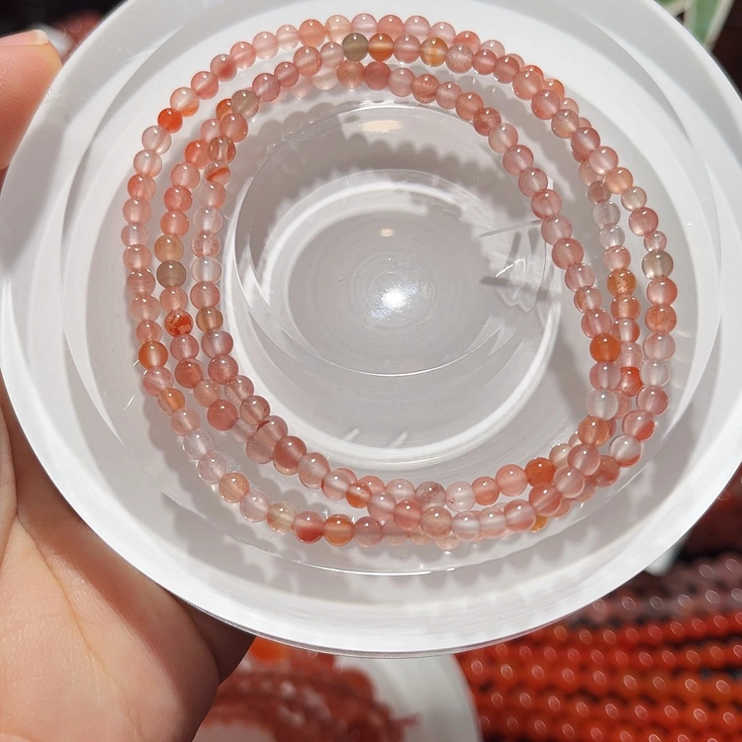 南红玛瑙未镶嵌手链