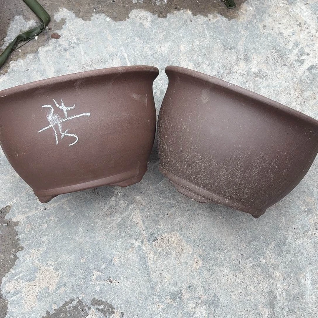 宜兴紫砂花盆，现货发