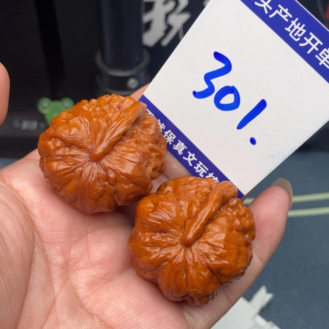 把件文玩核桃一根筋