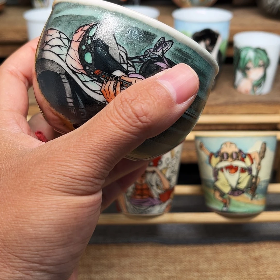 景德镇陶瓷手绘主人杯