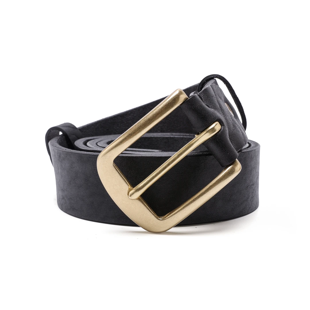 男士黑色休闲皮带②