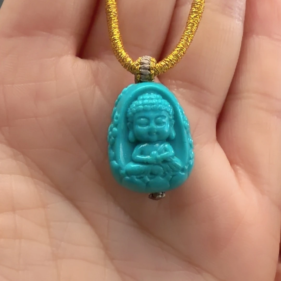 绿松石未镶嵌颈饰