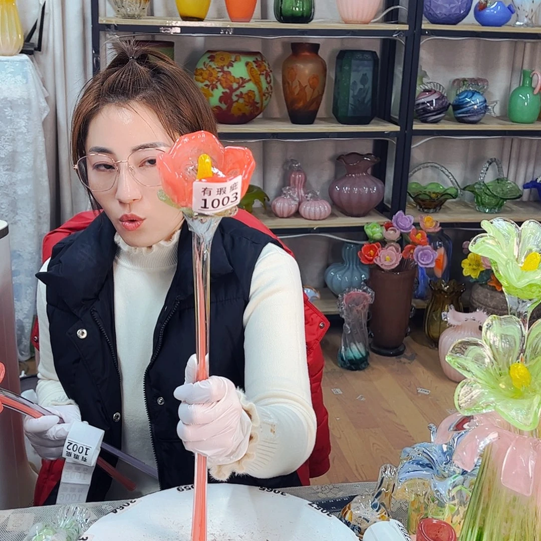 1003小瑕福利家悦琉璃工艺品