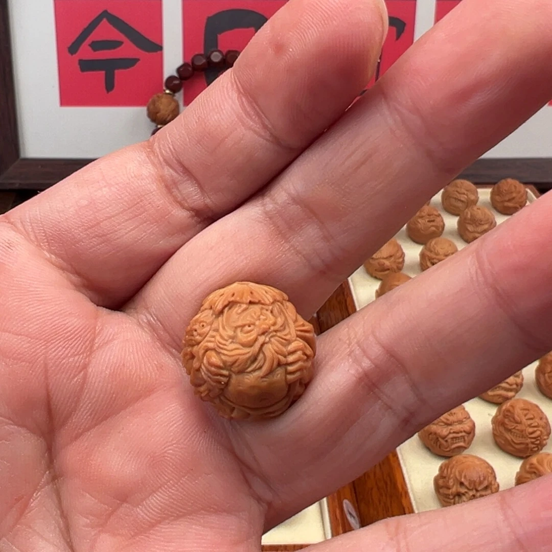 @***G核桃手串/手链五鬼运财钟馗单颗19