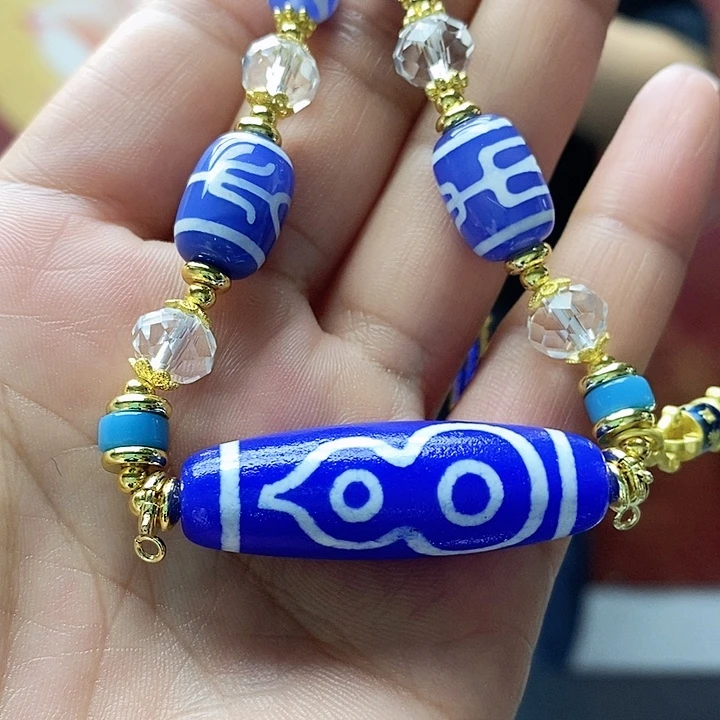 玛瑙/玉髓颈饰合金