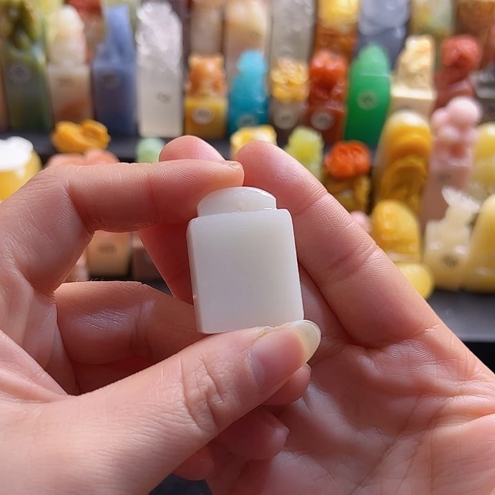 昌化石印石手工定制1✖️2.4厘米，长方，包刻字