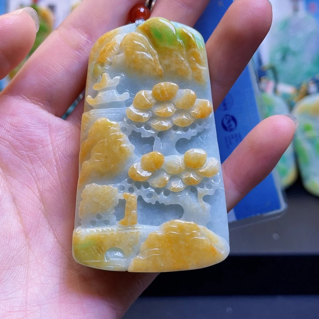 颈饰未镶嵌翡翠翡翠