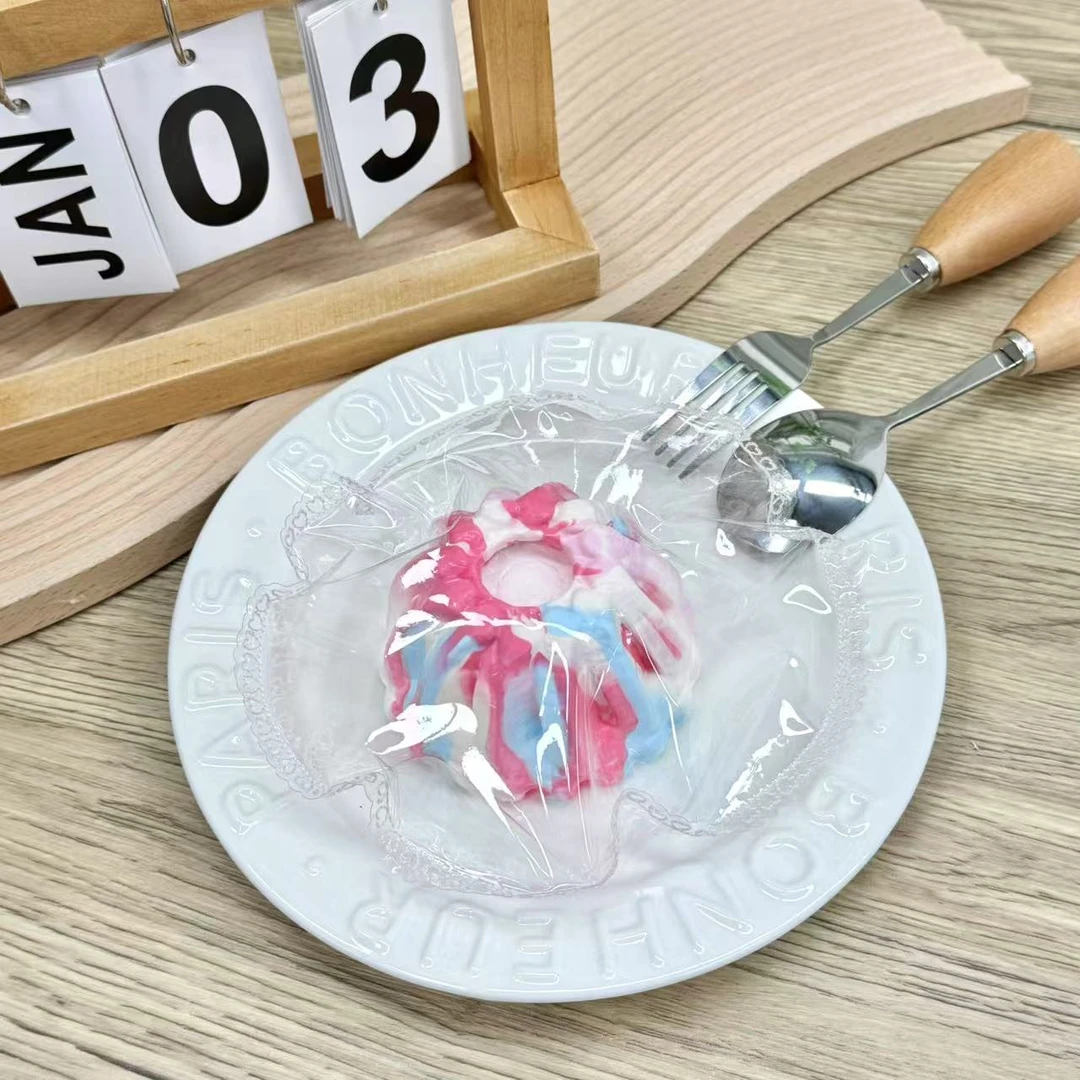 【冻黄油】春日来信咕咕霍夫蛋糕 纯手工硅胶捏捏乐解压玩具