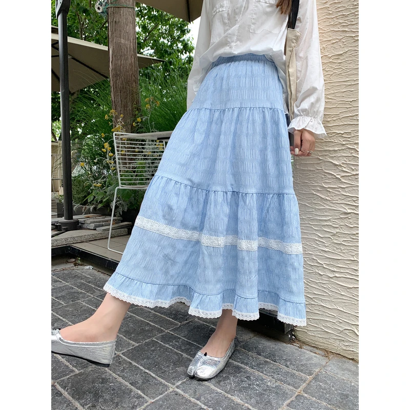 【ALINDM年终大清仓】微胖mm森系裙子夏甜美200斤AS25738