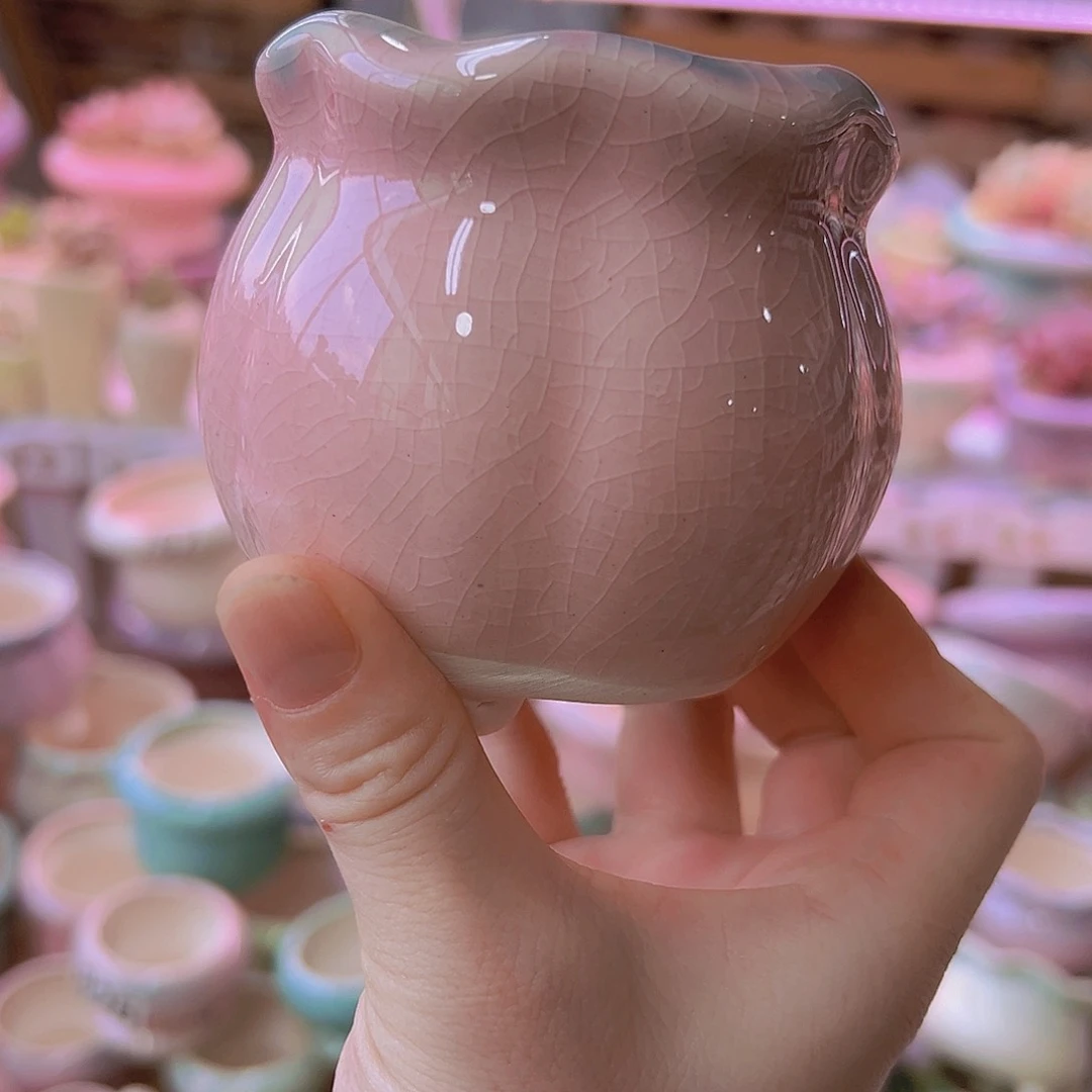 陶瓷花盆当场满12包邮