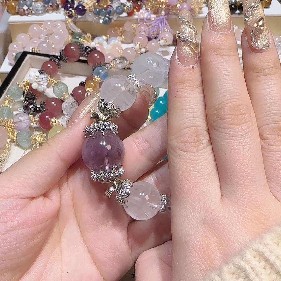 水晶手链未镶嵌把