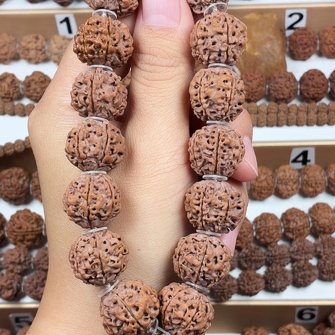 金刚菩提手串精品6瓣铁籽蜂窝