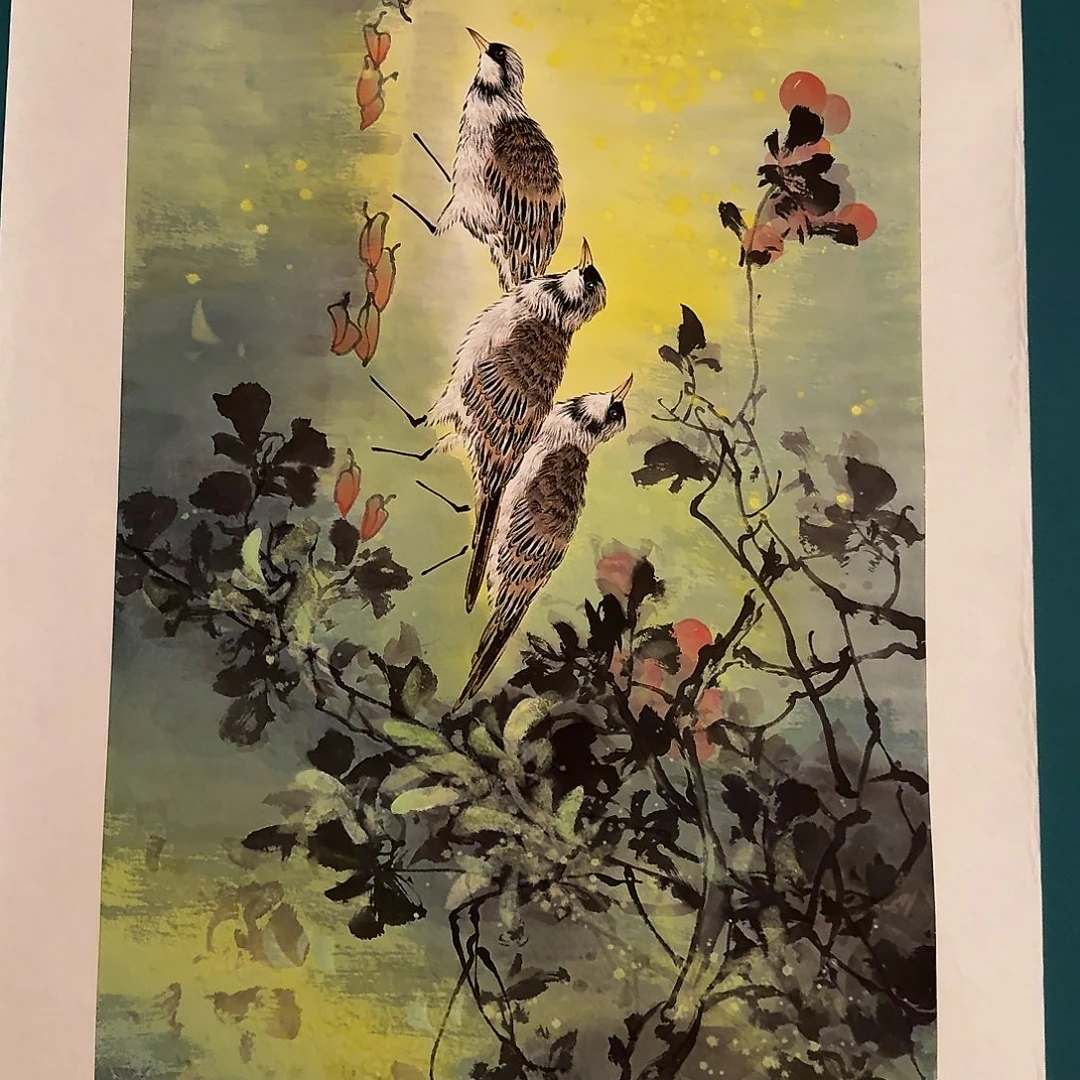 国画董老师作品画作